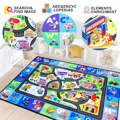 Diysani washable rug in soft flannel survives frequent machine washing.