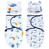 Dizila baby swaddle blanket 68x45 cm in soft cotton blend for gentle swaddling