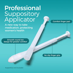 Dizzily individually wrapped applicator reduces contamination and mess.
