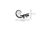 DMDMBSR iron gecko wall decor durable accent for living rooms or porches.