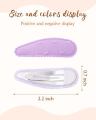 Doboi wrapped-cloth hair clips closeup secure delicate hair without snagging.