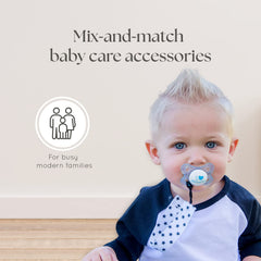 Dodo Babies clip with metal clasp ensures a sturdy hold on pacifiers