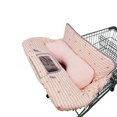 Dodo Nici cart cover window velcro keeps baby safe while viewing media.