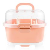 DOERDO DD baby bottle drying rack with portable handle for easy transport