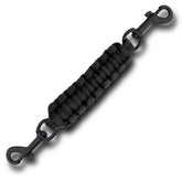 Dog Collar Safety Clip with 360° rotating metal clip for secure car rides.