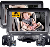 DoHonest baby car camera 2-pack package view showing dual-camera system for multi-car monitoring