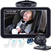 DoHonest baby car camera with 7-inch display for clear road-side monitoring.