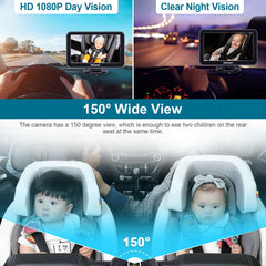 DoHonest 150-degree wide-angle view captures the full backseat area.