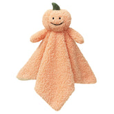 Doindute baby orange pumpkin lovie blanket, 14 inch, soothing cuddles for little hands