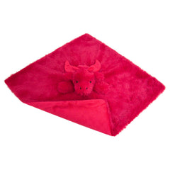 Doindute easy-grip dragon lovie helps babies practice grabbing.