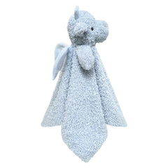 Doindute embroidered eyes and nose detail provide friendly character for comforting baby bonding.