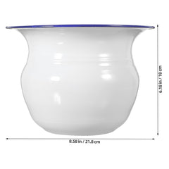 DOITOOL portable chamber pot with stable base design for safe placement