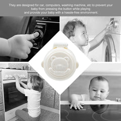 DOITOOL gas stove button lock keeps child-safe control on stovetop.