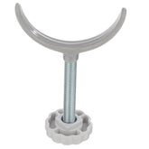DOITOOL U-shaped door rail fixer close-up showing secure attachment
