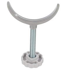 DOITOOL U-shaped door rail fixer close-up showing secure attachment