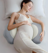 DONAMA memory foam pregnancy pillow provides back support for side sleepers