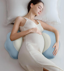DONAMA memory-foam ergonomic-curve offers targeted back and belly support for side sleepers.
