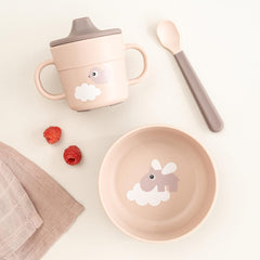 Done by Deer spoon with easy-grip handle for little hands.