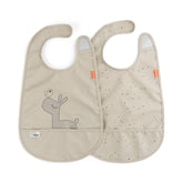Done by Deer Lalee sand bib with Velcro, secure fit for easy, mess-free mealtimes.