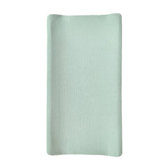 Donomilo muslin changing pad cover shows breathable fabric for baby comfort.