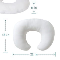 DONOMILO pillow with a soft cotton core is easy to clean