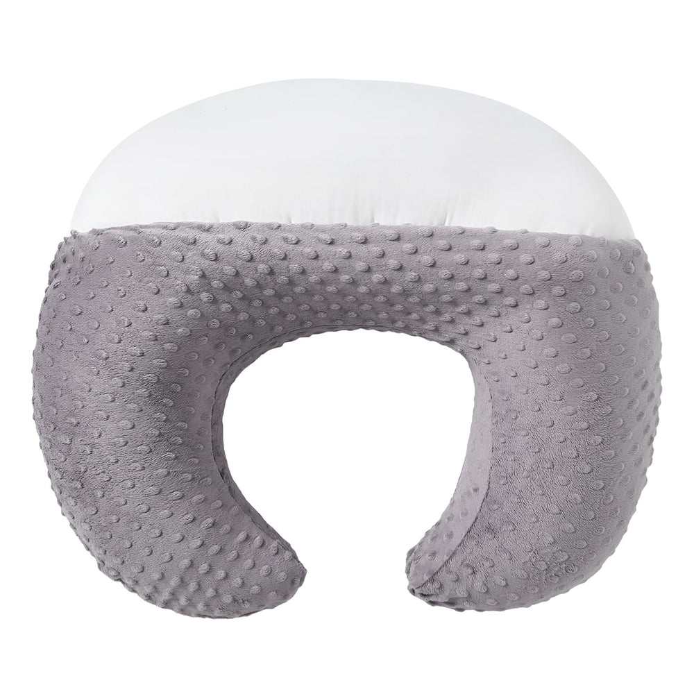 DONOMILO Upgraded Nursing Pillow overview demonstrates ergonomic support during feeding.