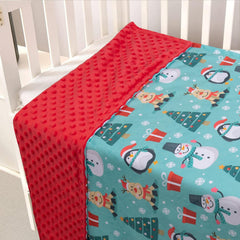 Donsonny blanket 30x40 size suits cribs, strollers, and travel.