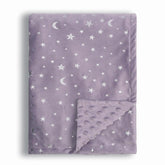 Donsonny baby blanket star and moon front, plush comfort for bedtime