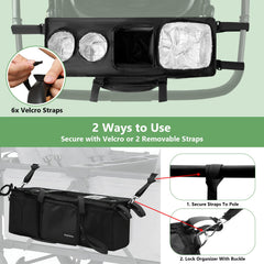 DOODLEBEAN insulated cooler bag keeps bottles warm or cool during outings.