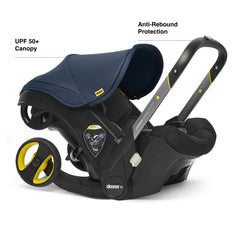DOONA ergonomic handlebar provides comfortable grip during errands and strolls