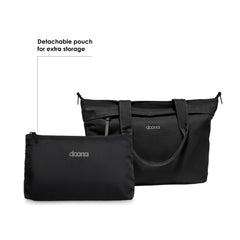 DOONA Essentials Tote Bag thermal bottle pocket keeps drinks at temperature on the move