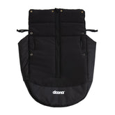 DOONA winter cover over car seat and stroller for warmth during cold walks