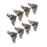 Dophee antique bronze corner protector close-up, 1.38-inch size, durable corner protection.