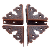 Dophee retro corner protector red copper on a 34x34 corner, adds style and safety.