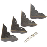 Dophee vintage corner protector with brass edge protects corners and enhances antique look