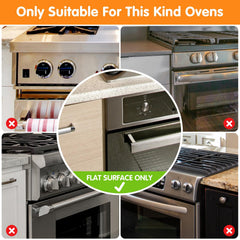 Dorabaliy oven lock with adhesive strong hold keeps doors secure during meals.