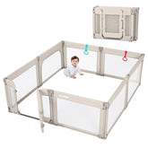 DoraDotey baby playpen with door for easy access and secure play space.
