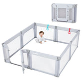 Dora dotey baby playpen with door for easy parent access.