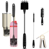 Dosanlues bottle brush set with 15 inch handle reaching tall bottles for a thorough clean