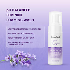 DOUCEWAND pump-top application for gentle foaming cleanse