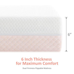 Dourxi Crib Mattress removable cover provides easy machine washing.