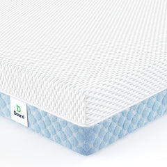 Dourxi mini crib mattress with gel memory foam for infant comfort.