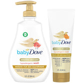 Dove Baby body wash tear-free formula cleanses delicate newborn skin
