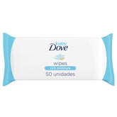 Dove Baby Wipes Rich Moisture front view showing a resealable pack for easy on-the-go skincare