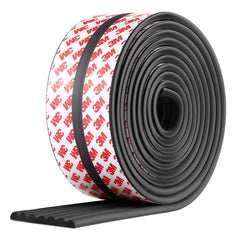 Dovesail edge corner protector on table edge providing cushioned protection