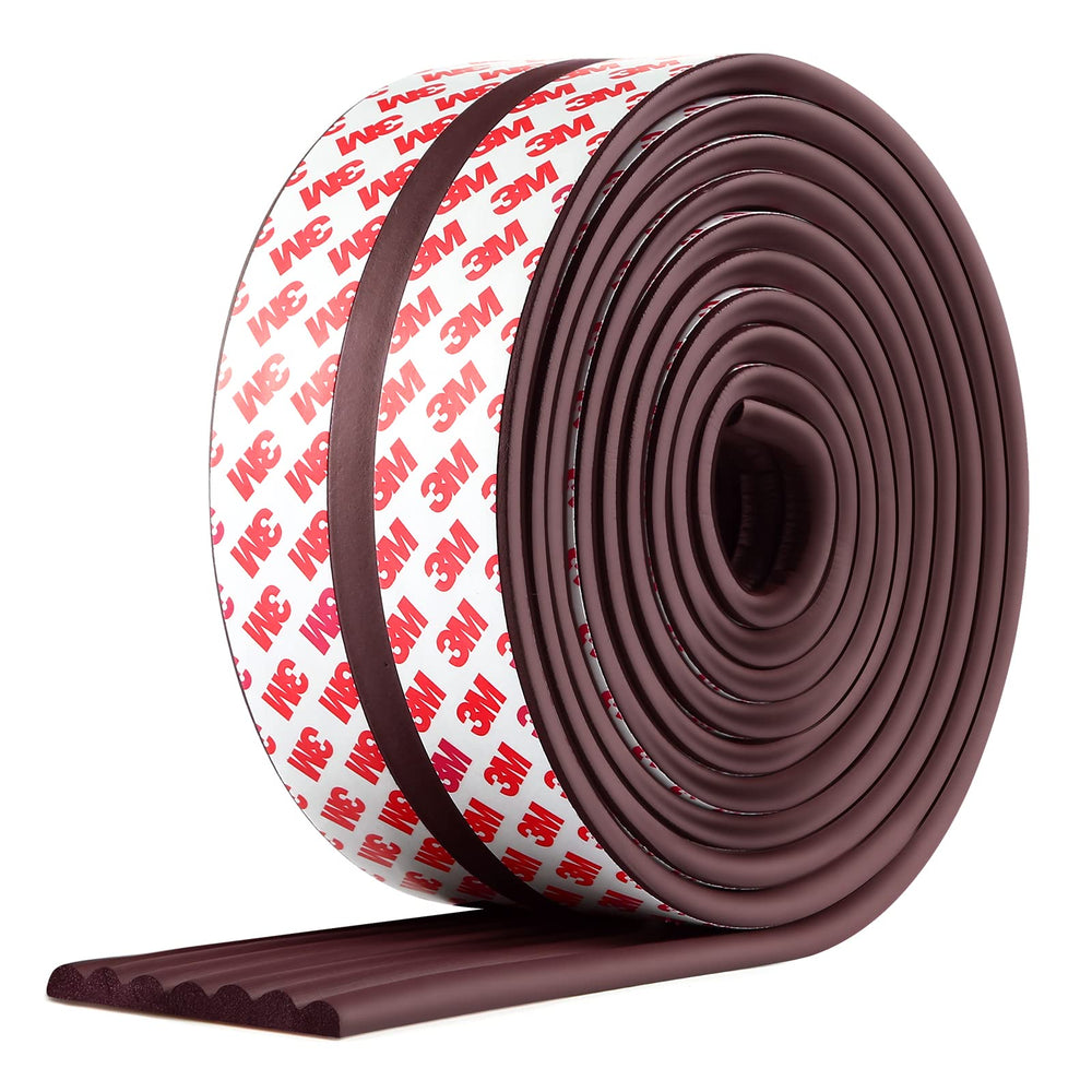 Dovesail edge protector brown 16ft shields furniture corners from bumps and scratches.