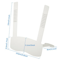 Doytn splash-guard reduces bathroom mess and odor after use.