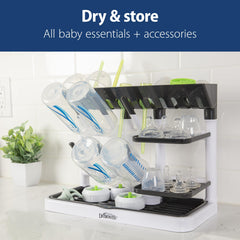 Dr. Brown's Drying Tower trays organize small parts for easy access.