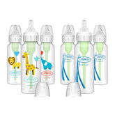 Dr. Brown's Natural Flow anti-colic bottle with Level 1 nipple and vent system for calmer feeding