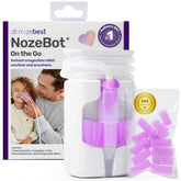 Dr. Noze Best NozeBot On the Go nasal aspirator packaging, ready for travel and use